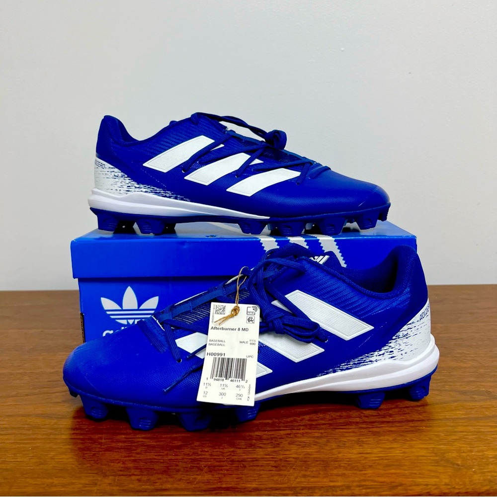 Adidas Baseball Cleats Afterbunner 8 MD S:11.5 Mens Never Worn
